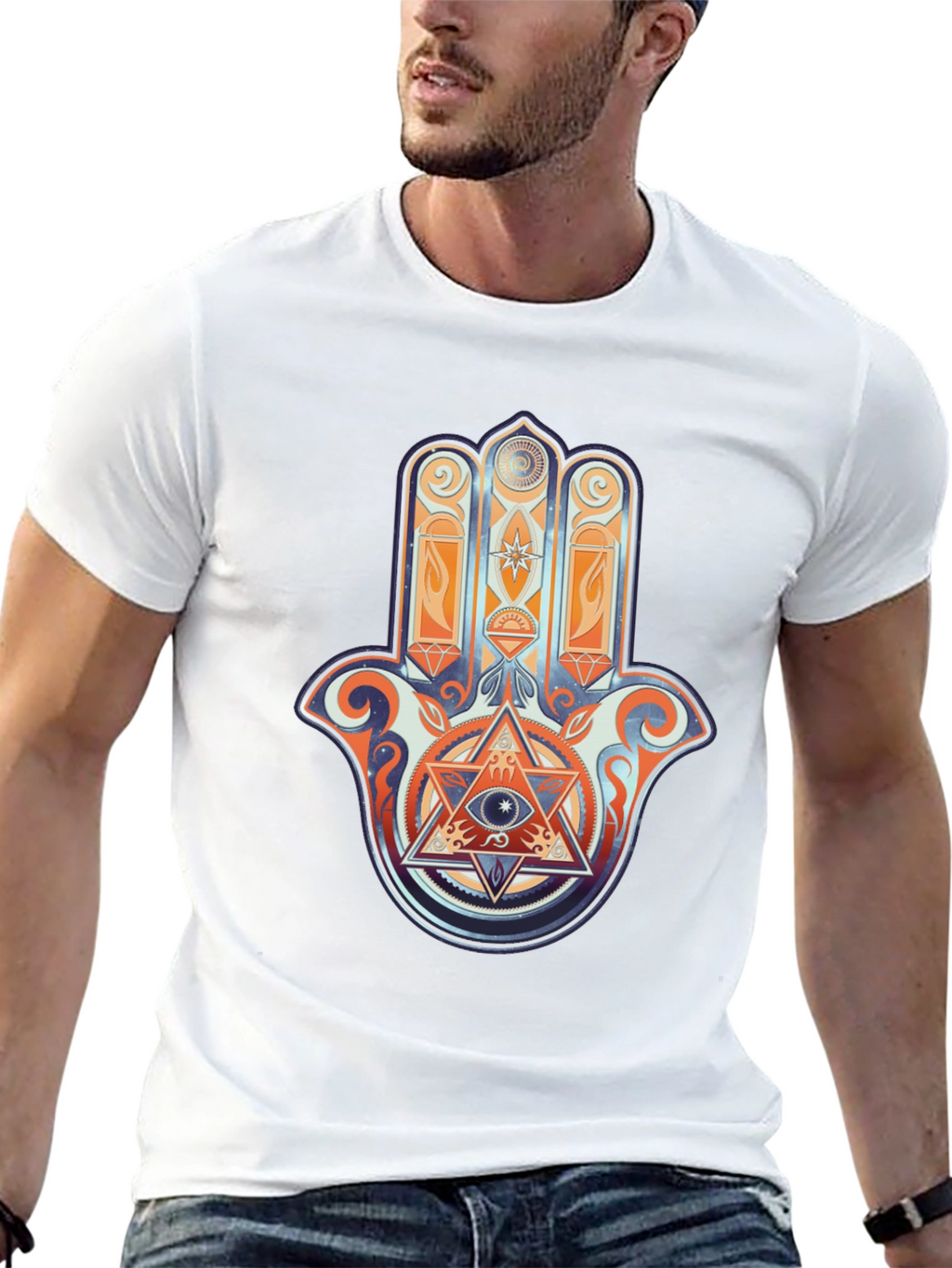 Hamsa Hand Graphic Tee