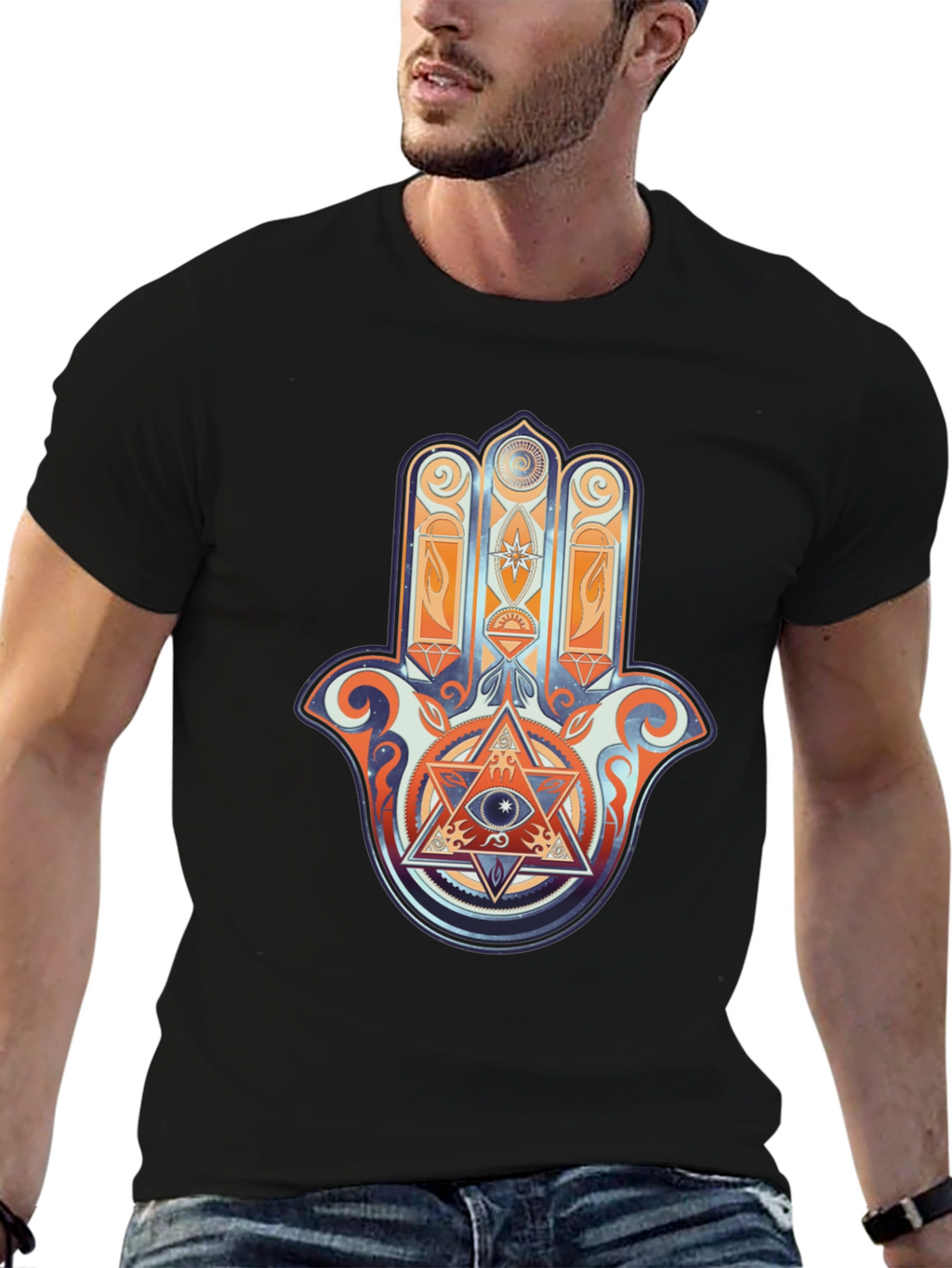 Hamsa Hand Graphic Tee