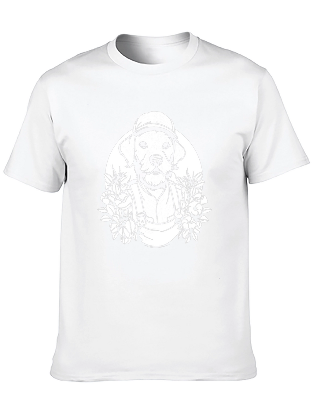 Dog Gardener Graphic T-Shirt - Black Cotton Tee