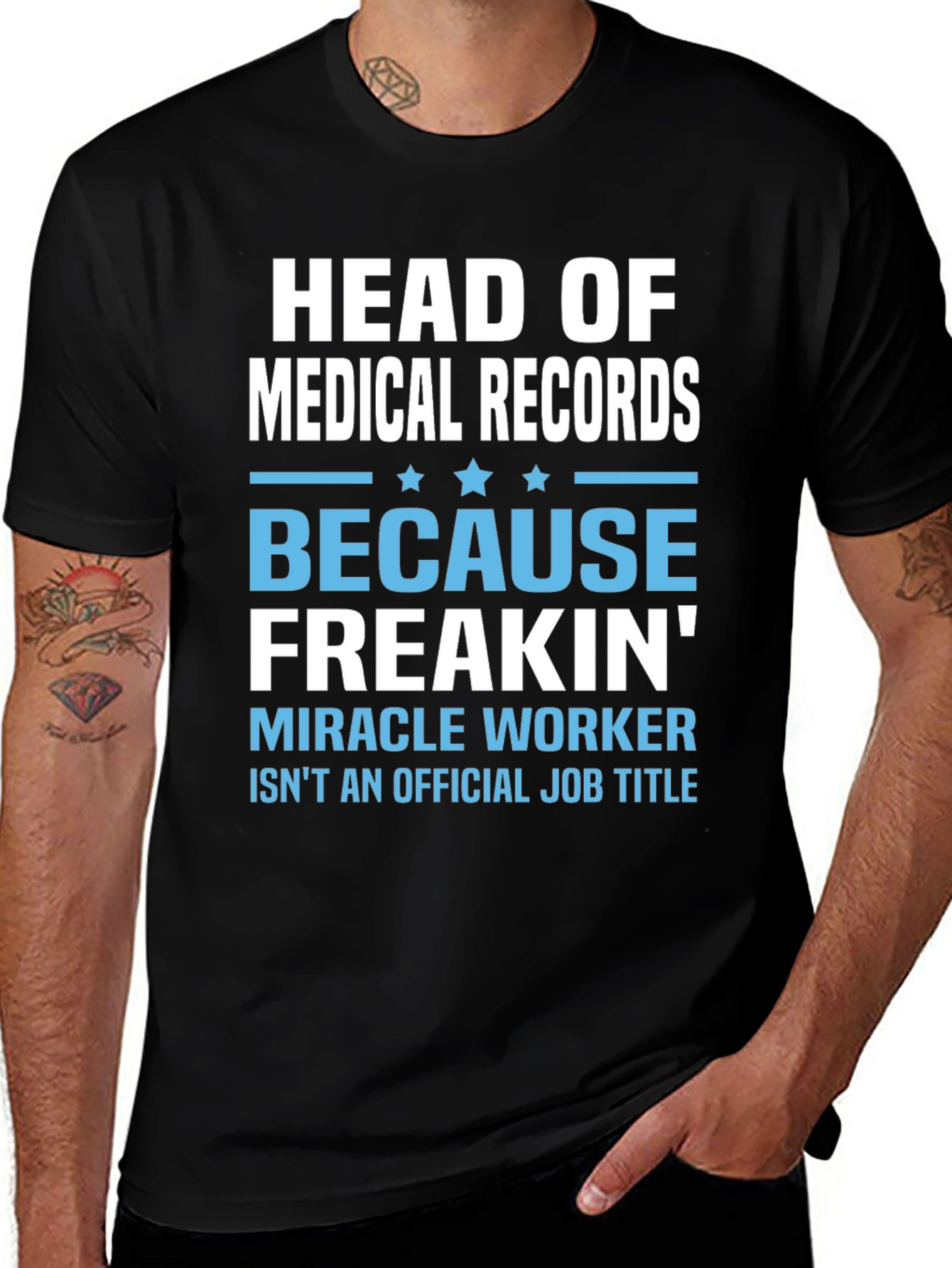 Head of Medical Records T-Shirt - Miracle Worker Tee
