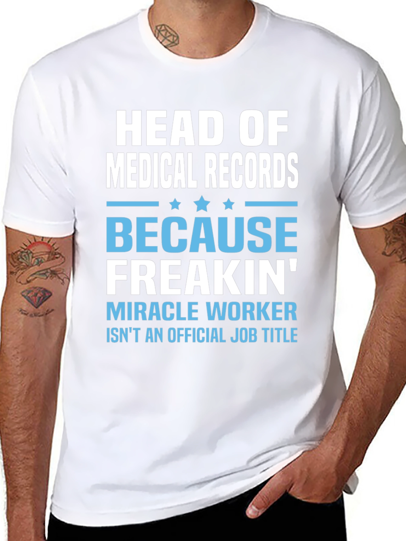 Head of Medical Records T-Shirt - Miracle Worker Tee