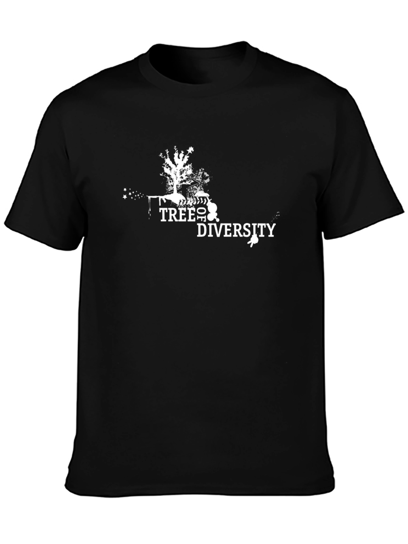 Tree of Diversity Black Graphic Tee