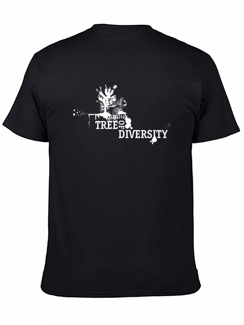 Tree of Diversity Black Graphic Tee