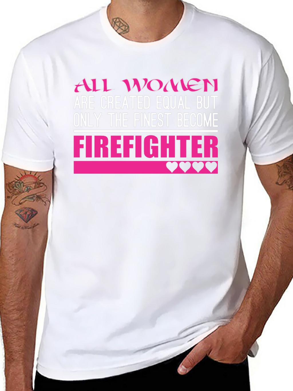 Finest Women Firefighter T-Shirt