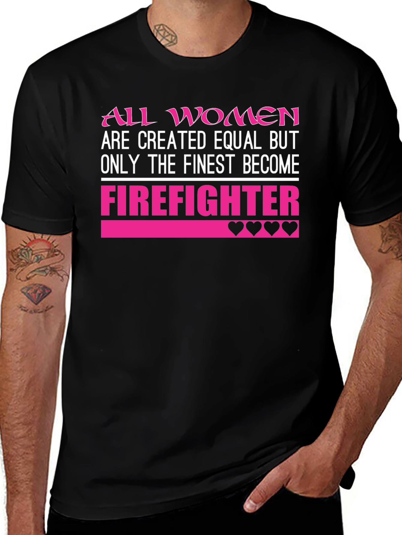 Finest Women Firefighter T-Shirt