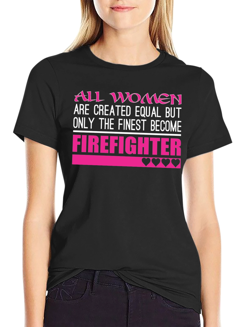 Finest Women Firefighter T-Shirt