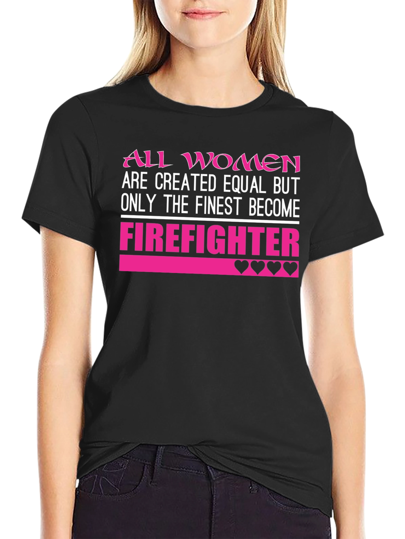 Finest Women Firefighter T-Shirt