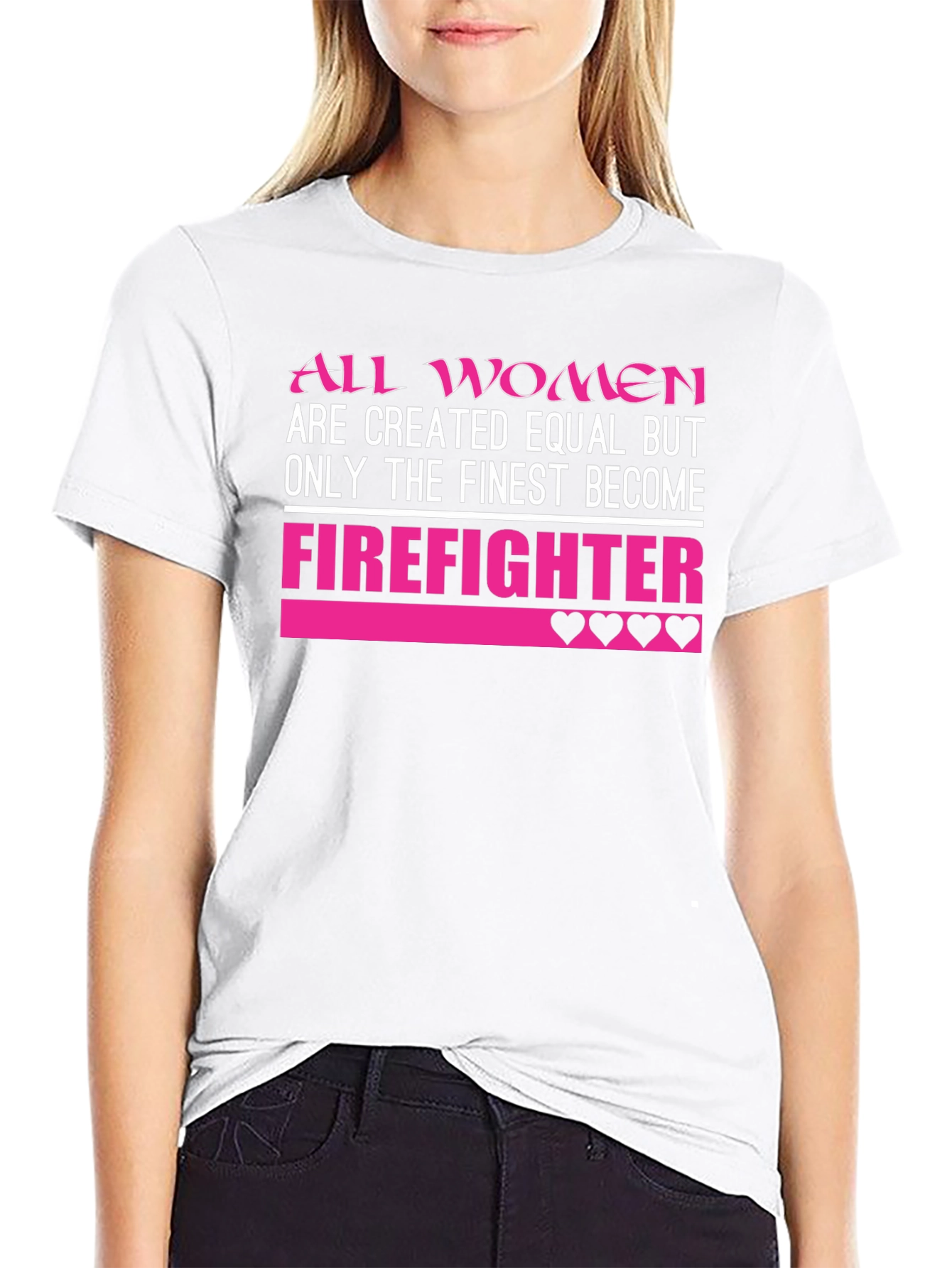 Finest Women Firefighter T-Shirt