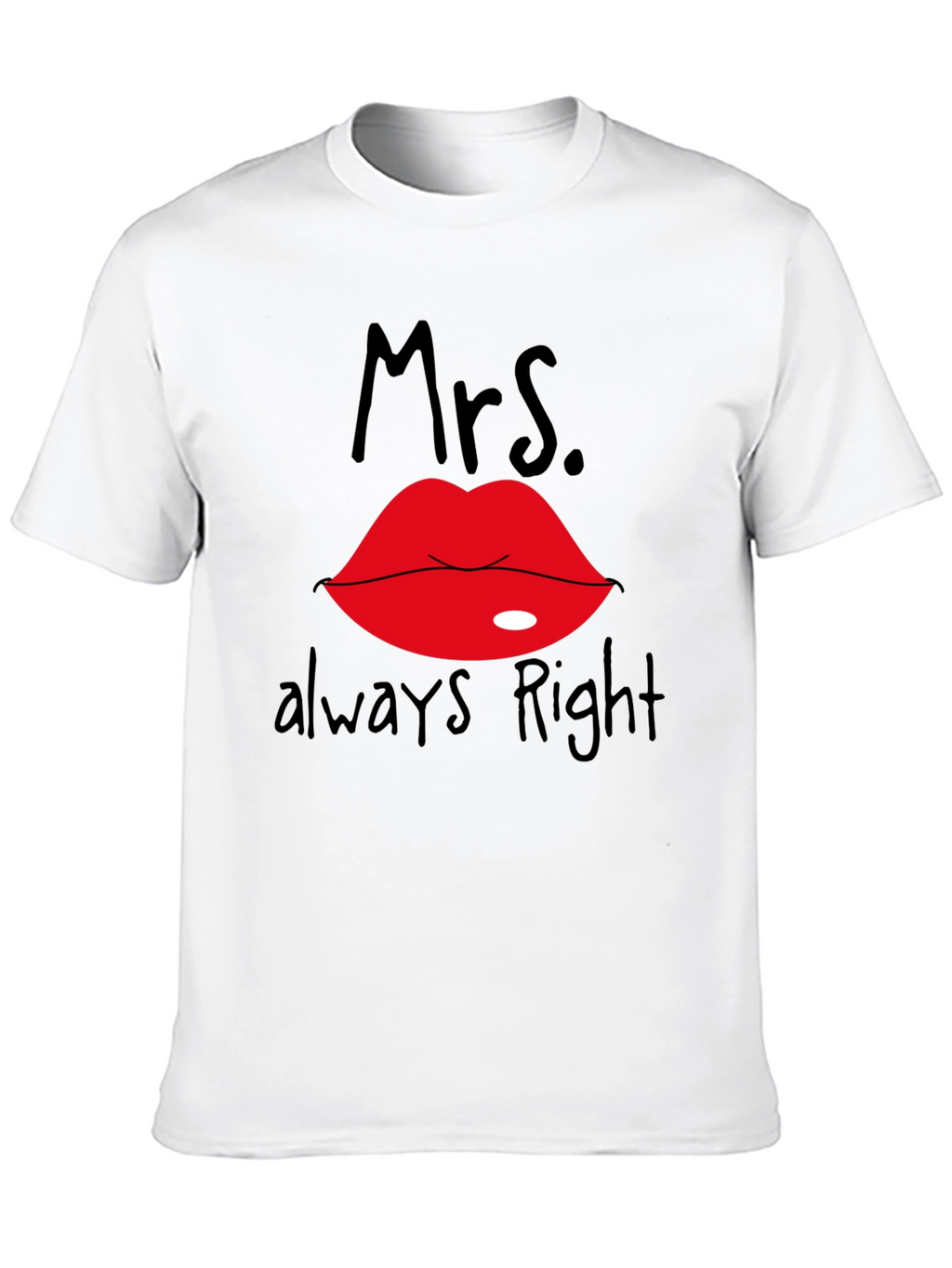 Mrs. Always Right Black T-Shirt