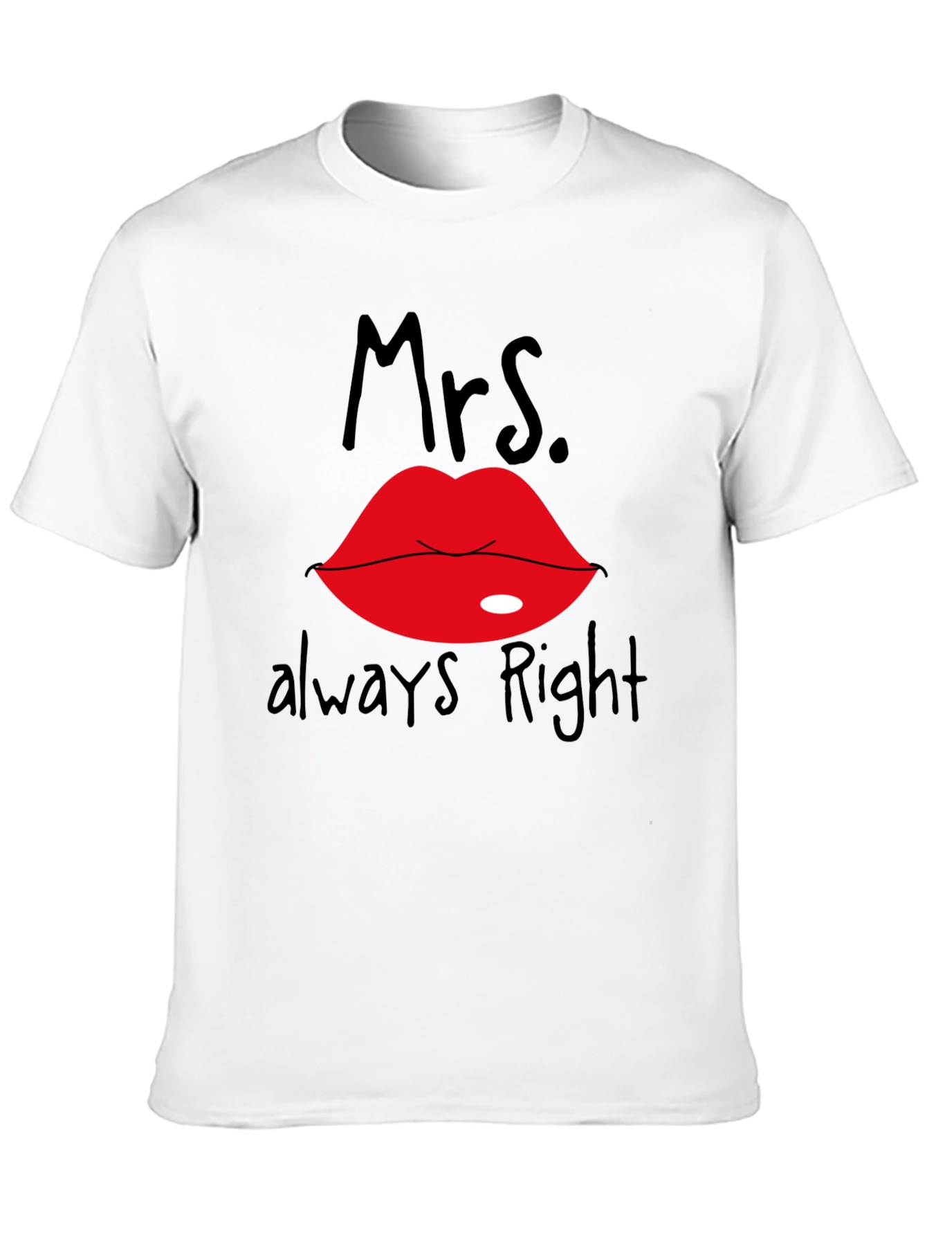 Mrs. Always Right Black T-Shirt