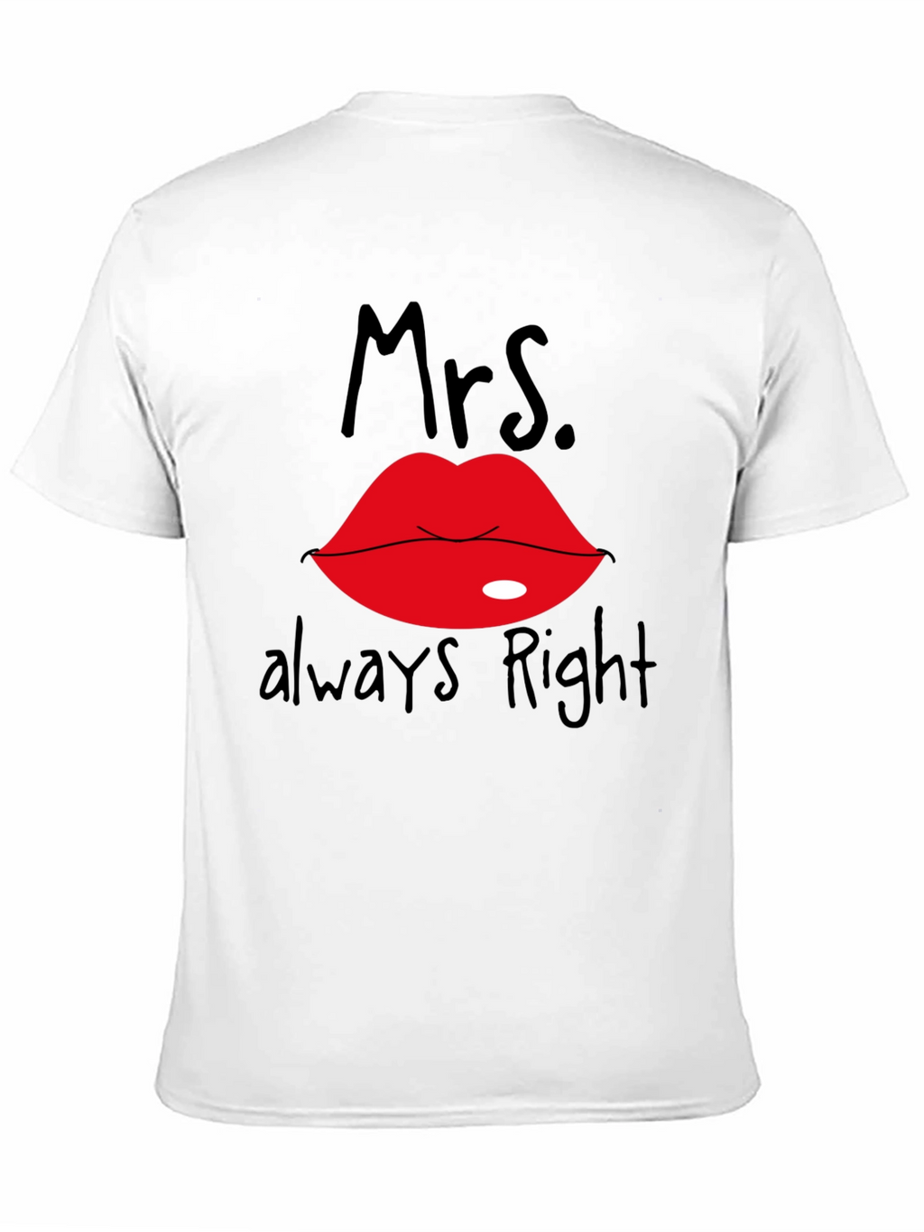 Mrs. Always Right Black T-Shirt