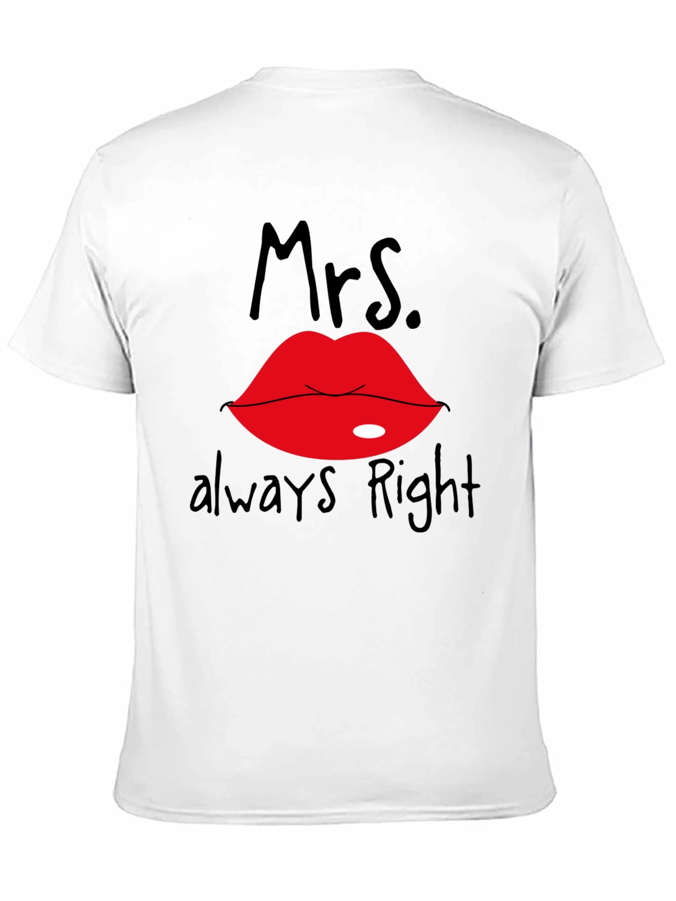 Mrs. Always Right Black T-Shirt