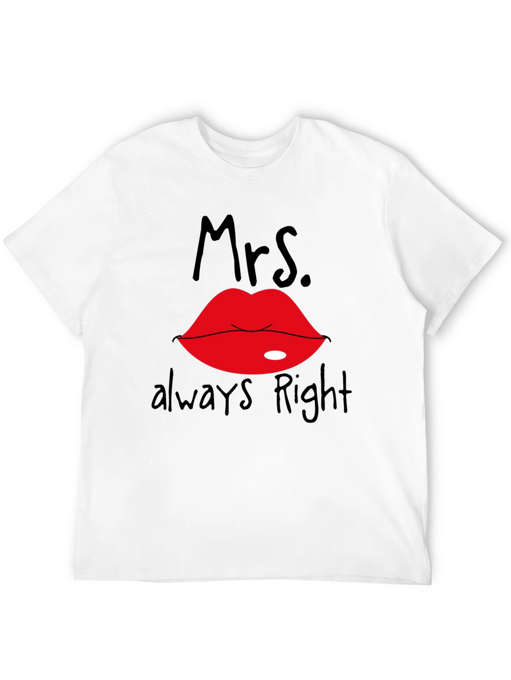 Mrs. Always Right Black T-Shirt