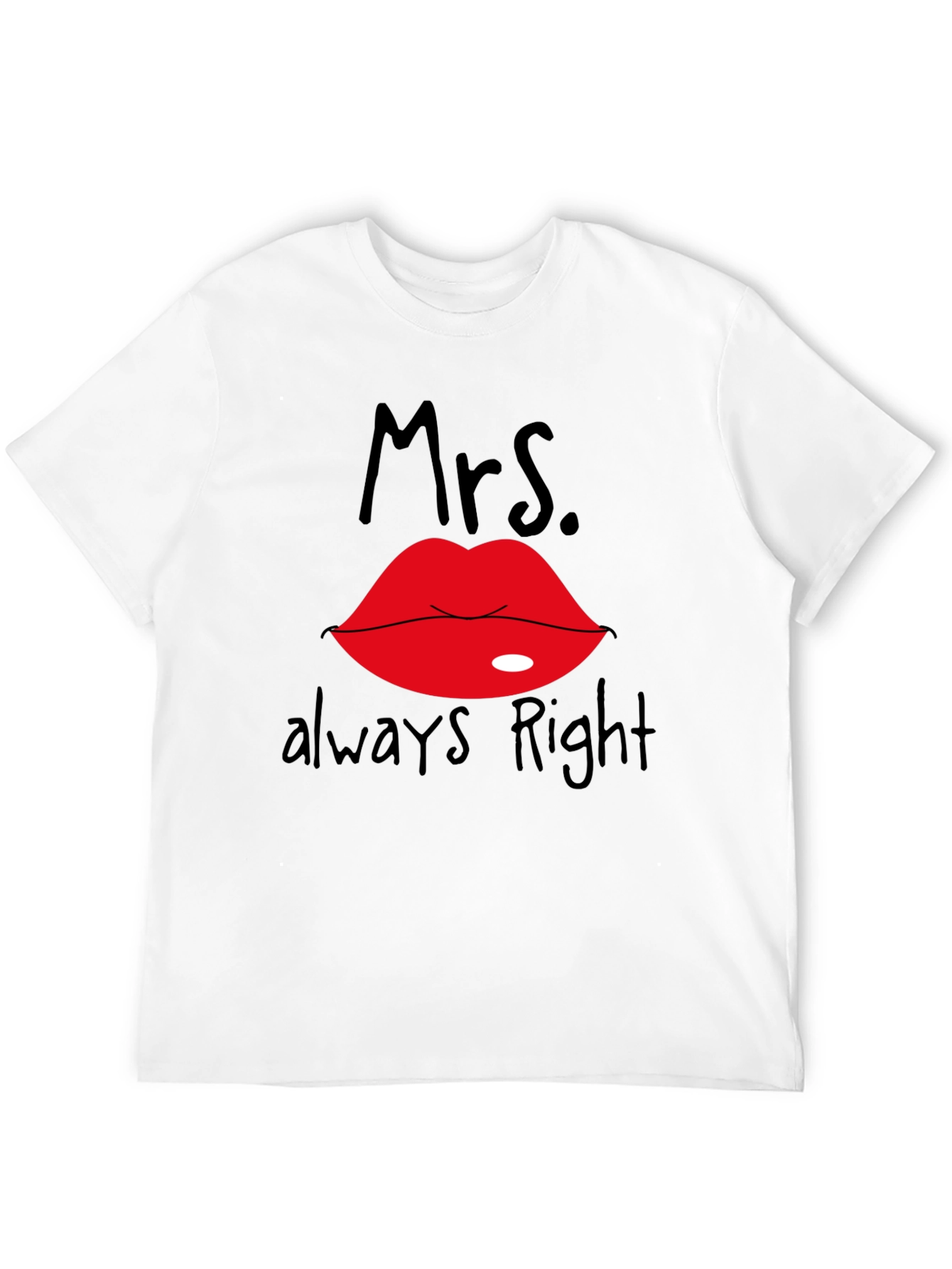 Mrs. Always Right Black T-Shirt