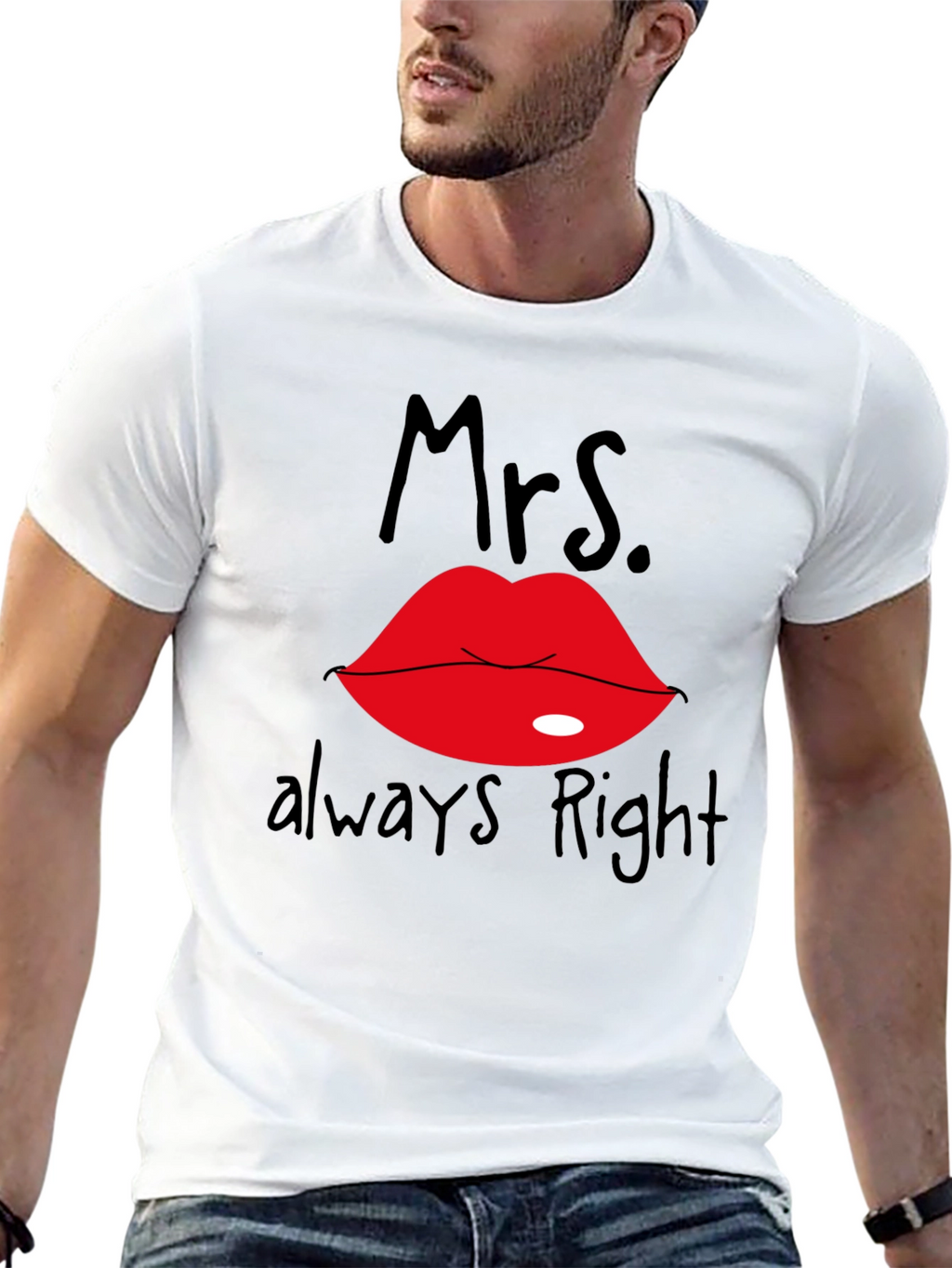 Mrs. Always Right Black T-Shirt