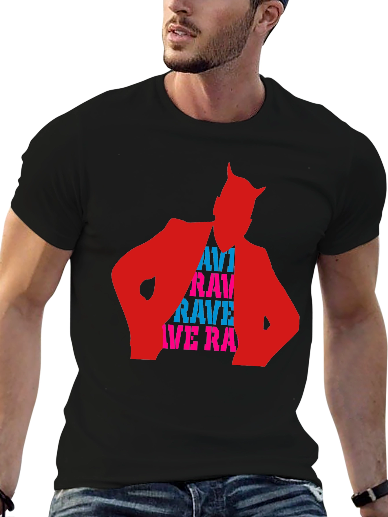 Rave Devil T-Shirt - Unique Graphic Tee