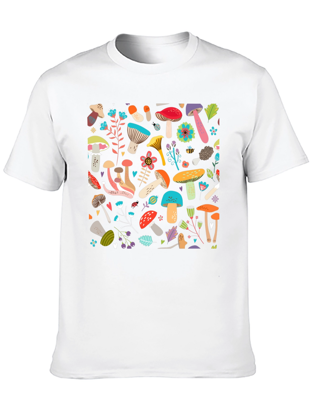 Mushroom Forest Graphic Print Tee