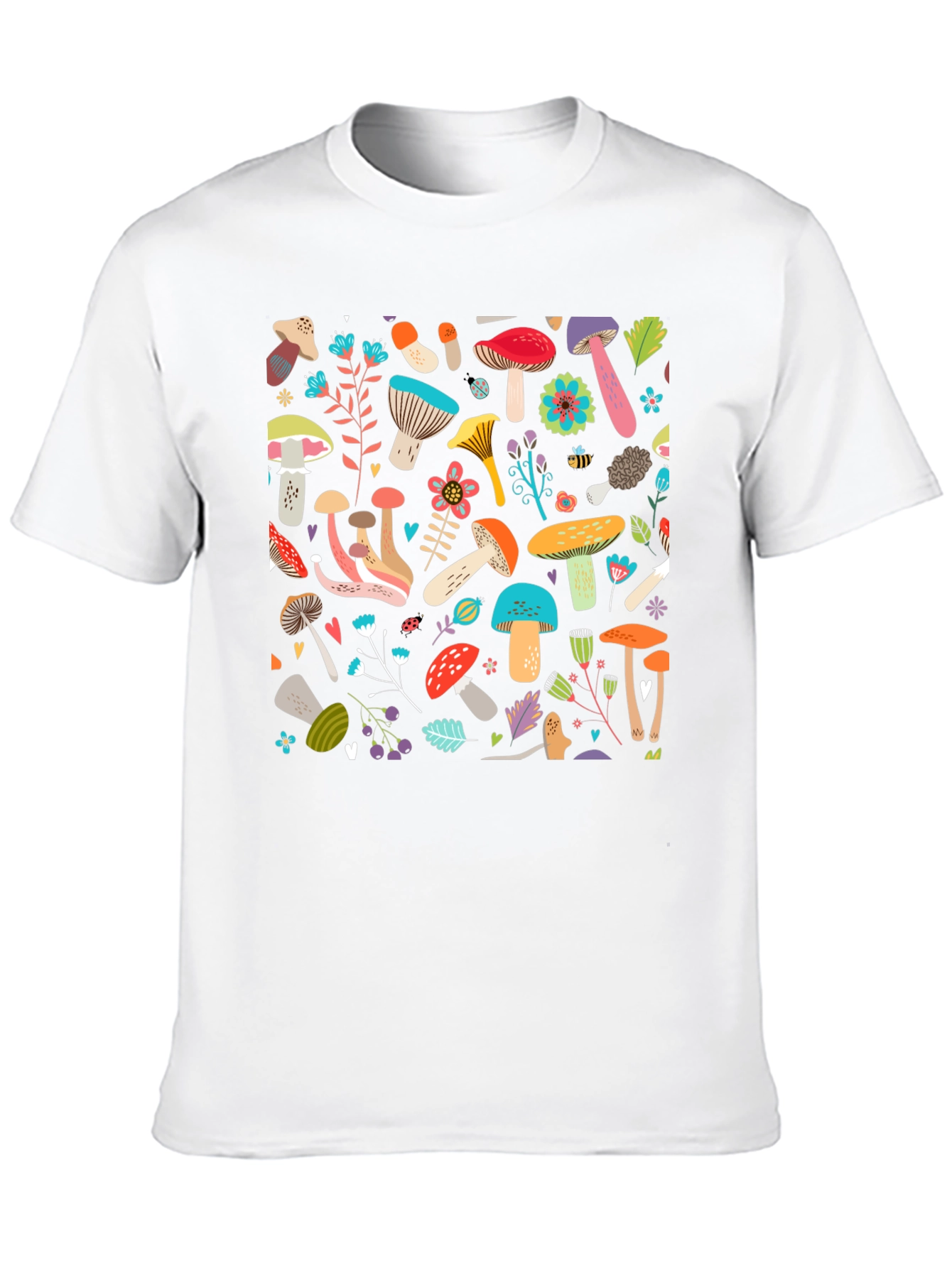 Mushroom Forest Graphic Print Tee