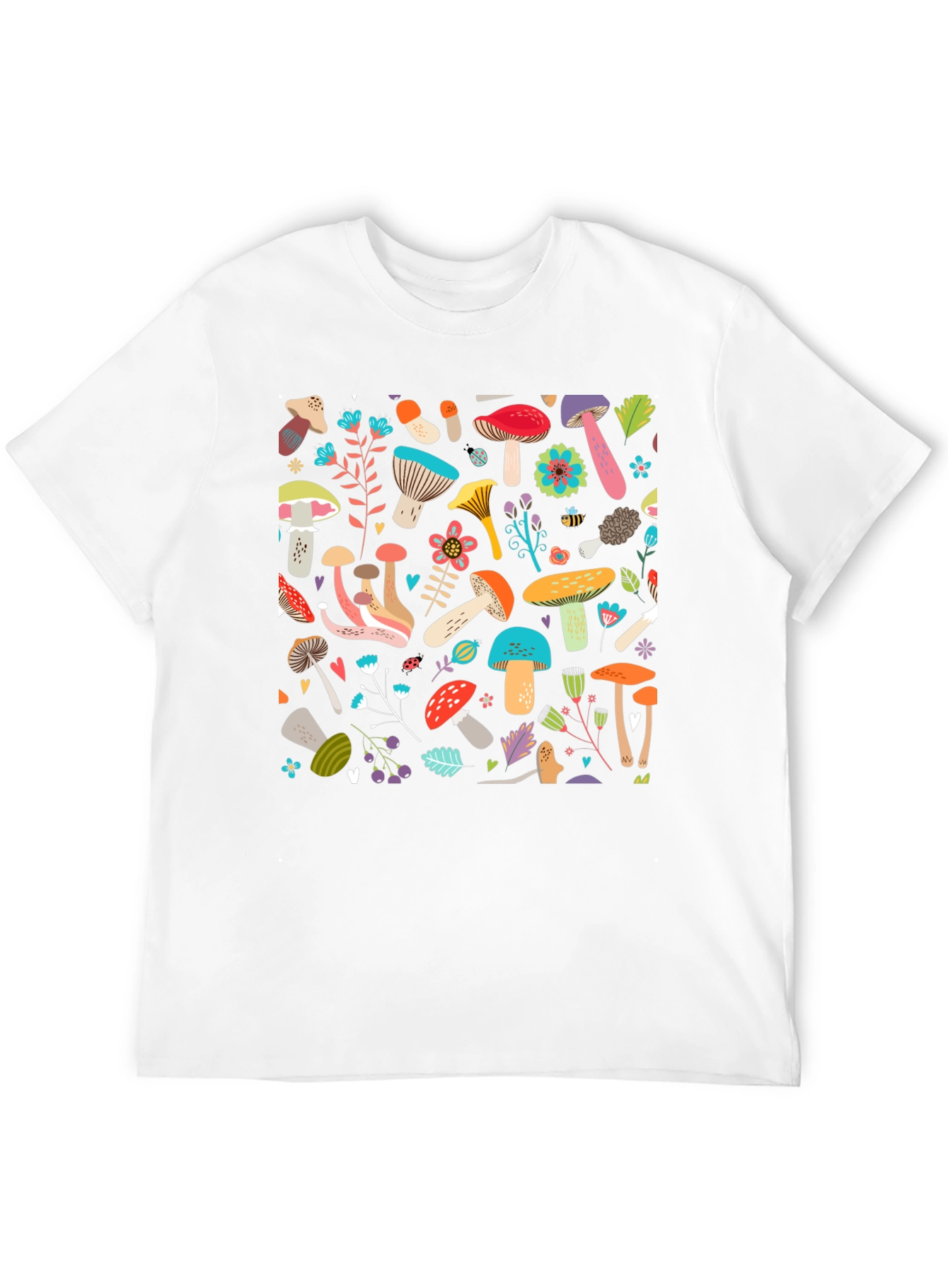 Mushroom Forest Graphic Print Tee