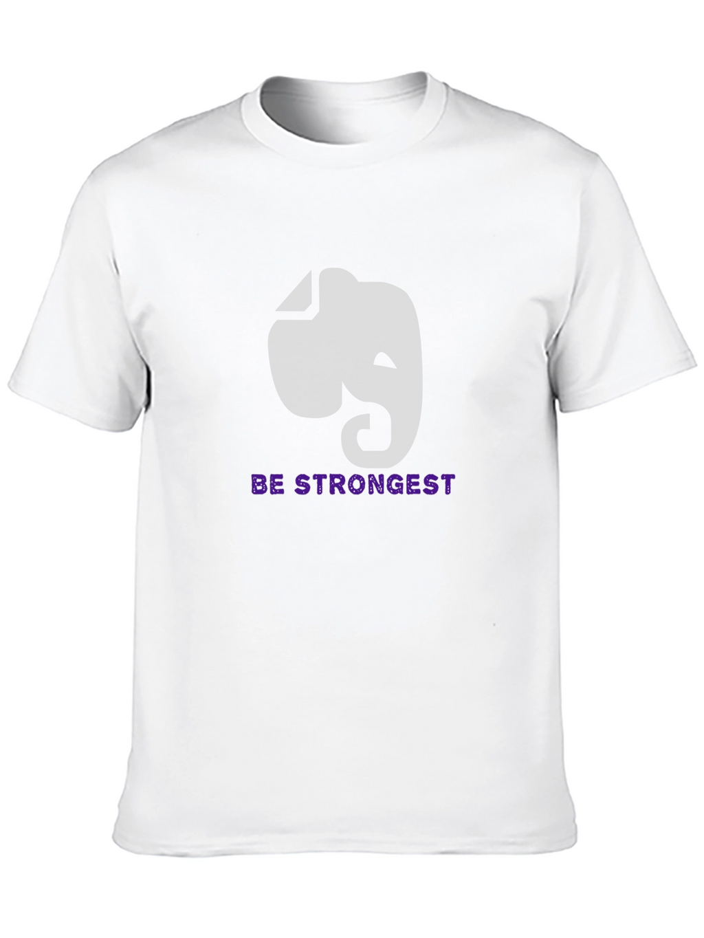 Elephant Graphic Tee - Be Strongest Motivational Shirt