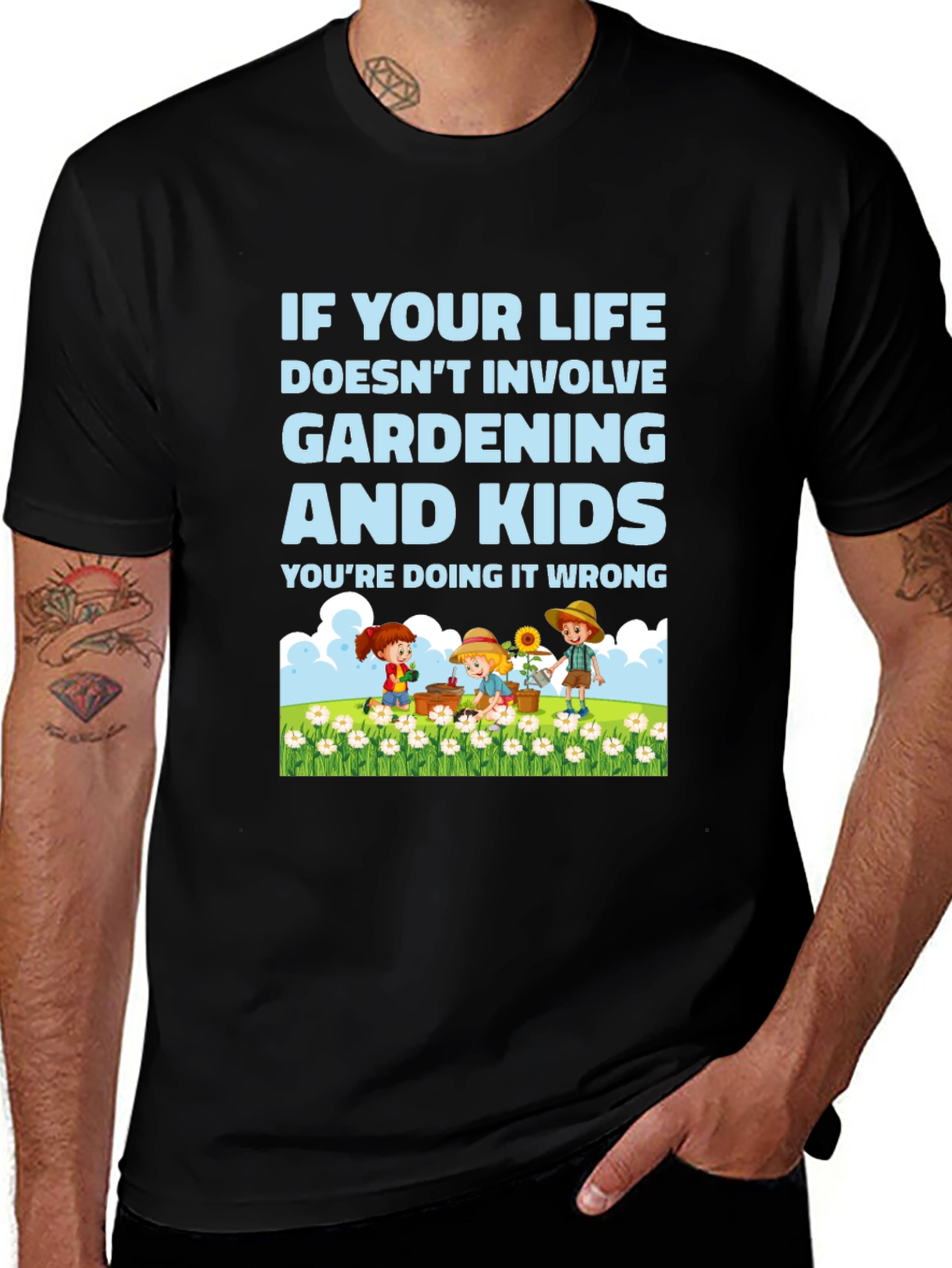 Gardening and Kids T-Shirt