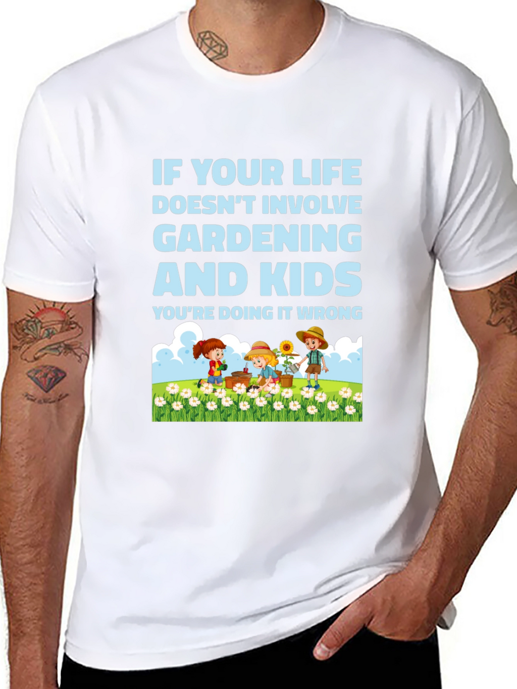 Gardening and Kids T-Shirt