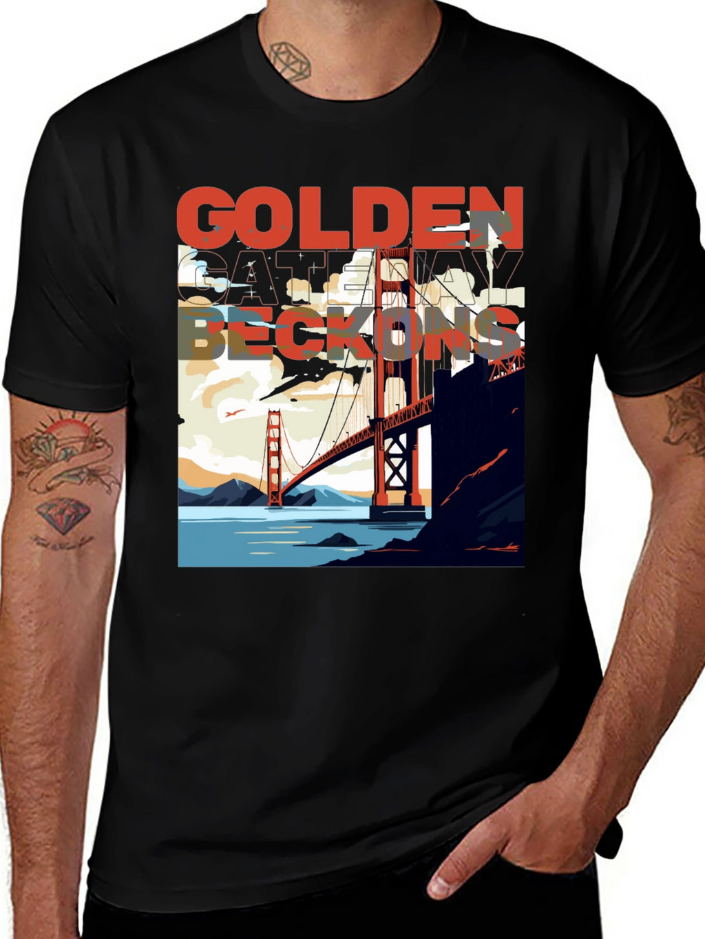 Golden Gate Bridge Graphic Tee