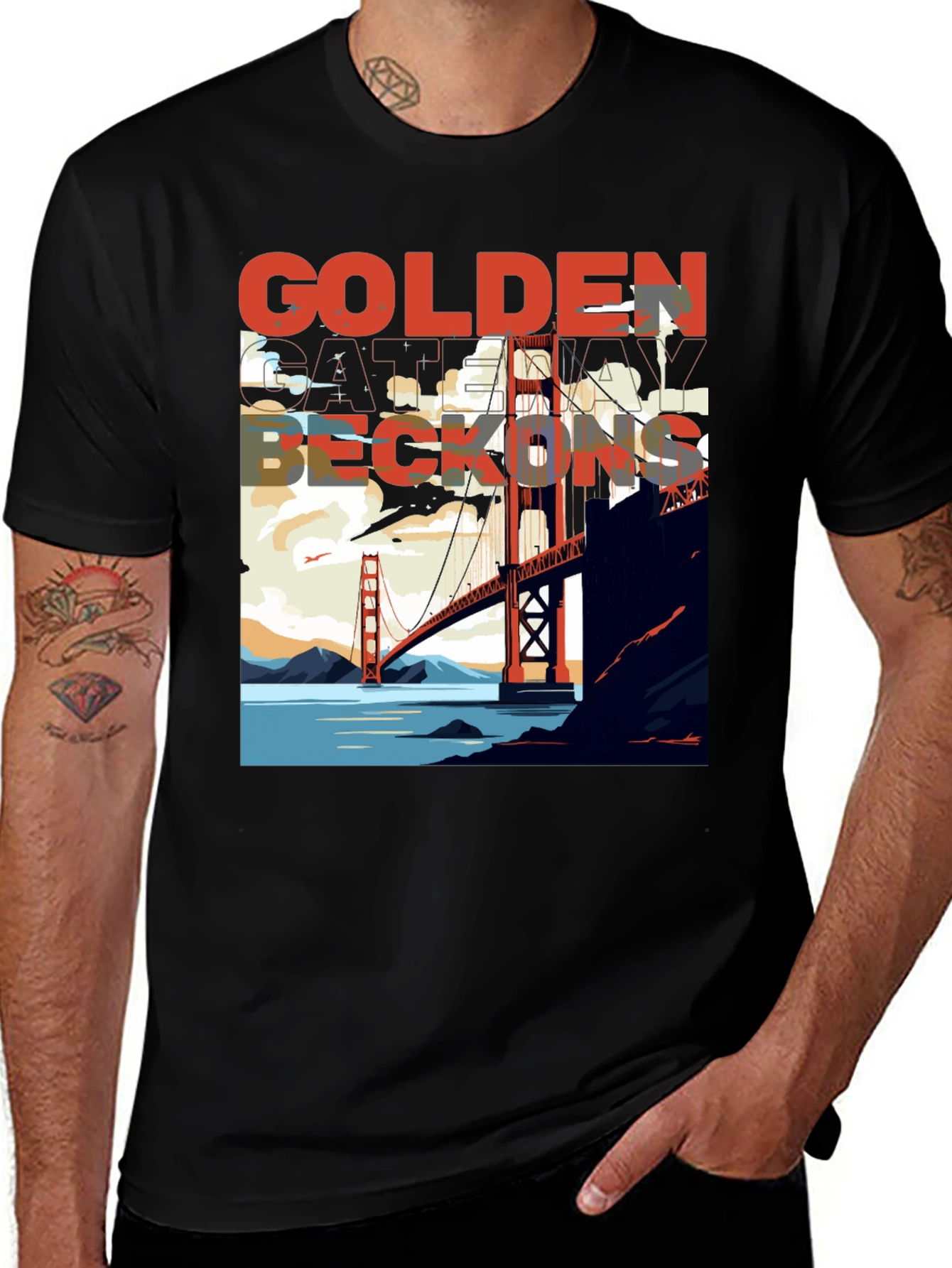 Golden Gate Bridge Graphic Tee