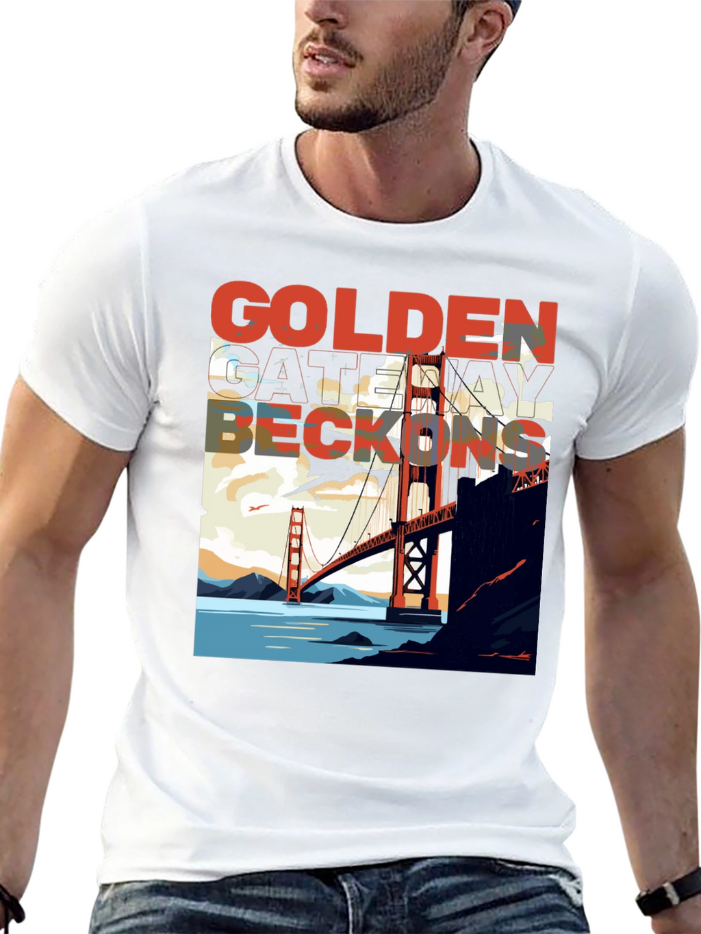 Golden Gate Bridge Graphic Tee
