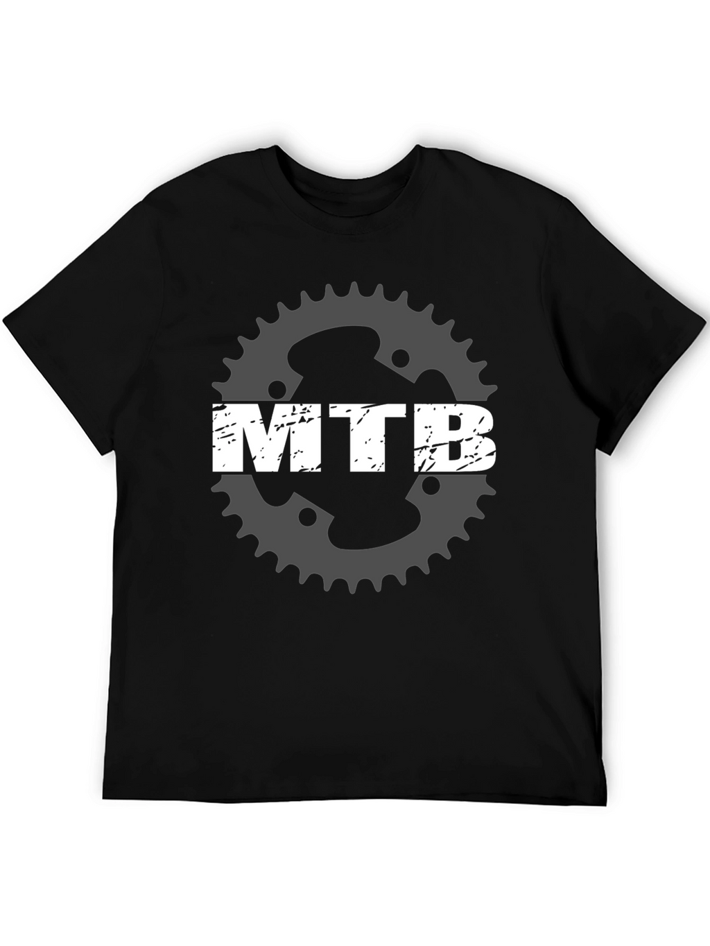 MTB Gear Graphic Tee - Black Mountain Bike T-Shirt