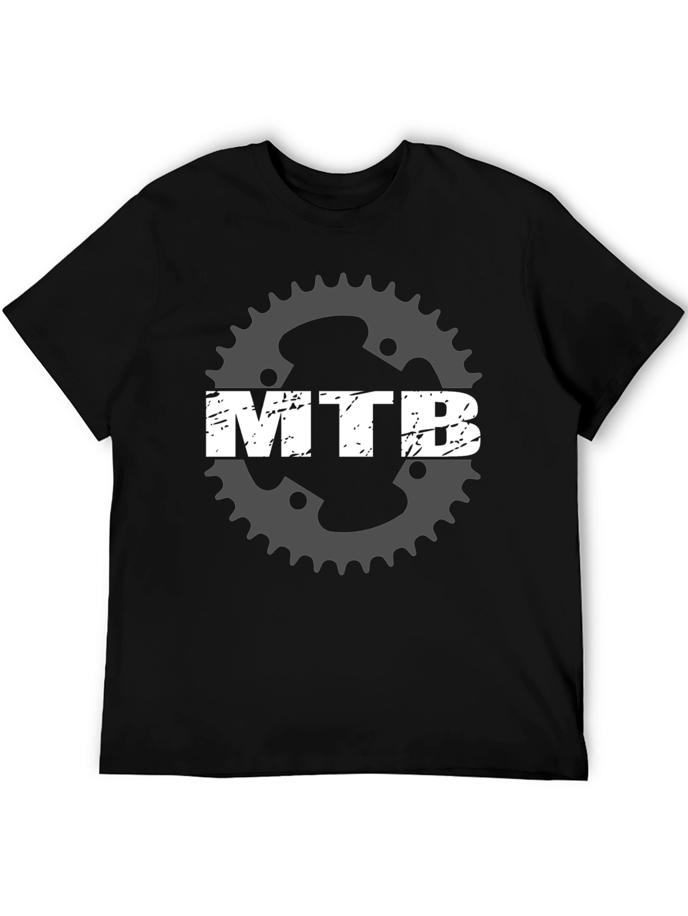 MTB Gear Graphic Tee - Black Mountain Bike T-Shirt