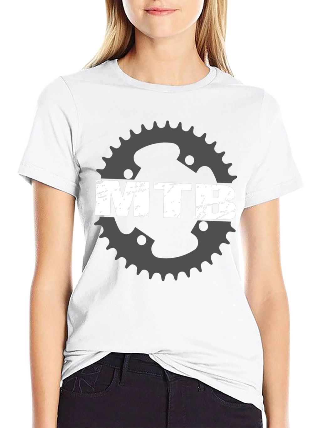 MTB Gear Graphic Tee - Black Mountain Bike T-Shirt