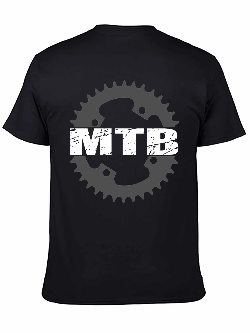 MTB Gear Graphic Tee - Black Mountain Bike T-Shirt
