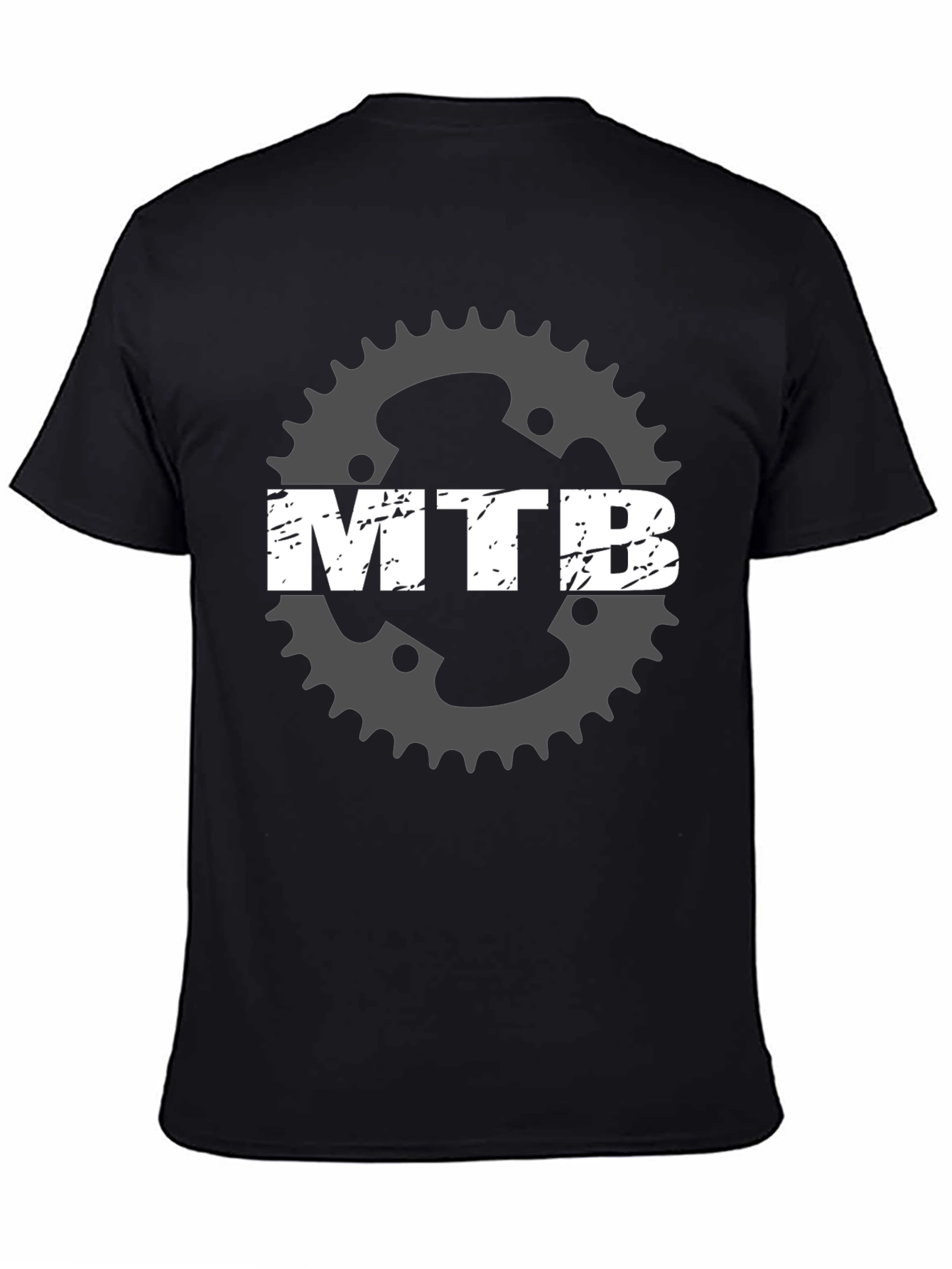 MTB Gear Graphic Tee - Black Mountain Bike T-Shirt