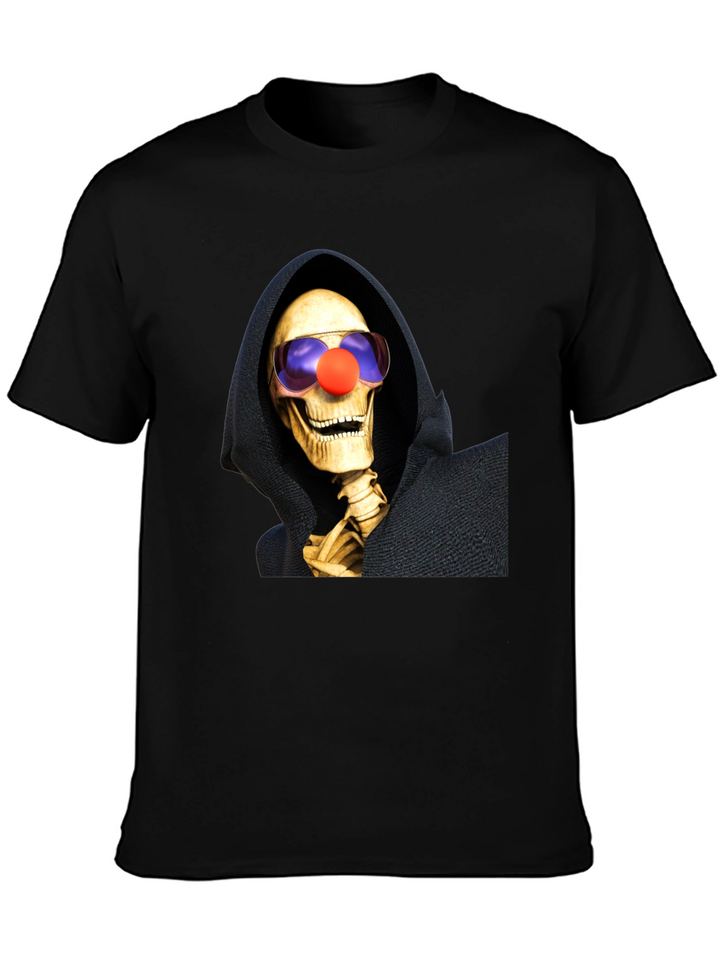 Clown Reaper T-Shirt: Humorous Grim Style