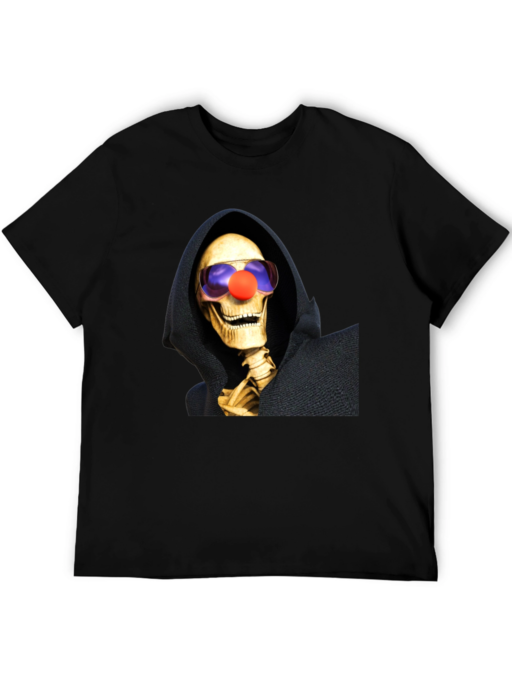 Clown Reaper T-Shirt: Humorous Grim Style