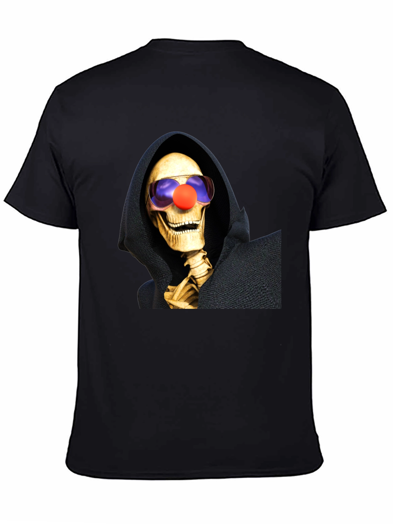 Clown Reaper T-Shirt: Humorous Grim Style
