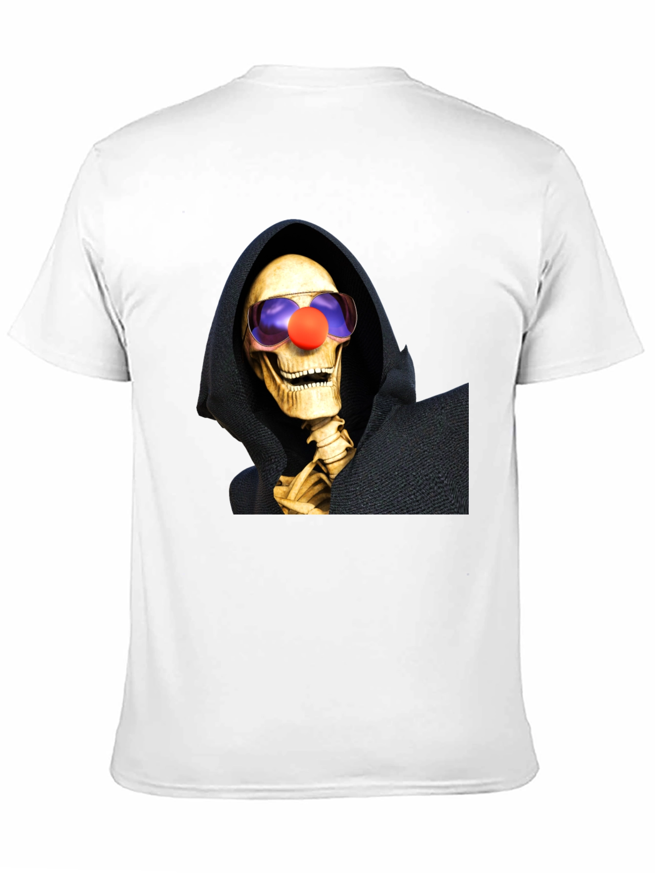 Clown Reaper T-Shirt: Humorous Grim Style
