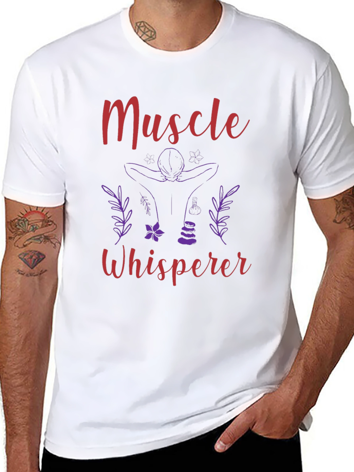 Muscle Whisperer Graphic T-Shirt - Relaxation & Wellness