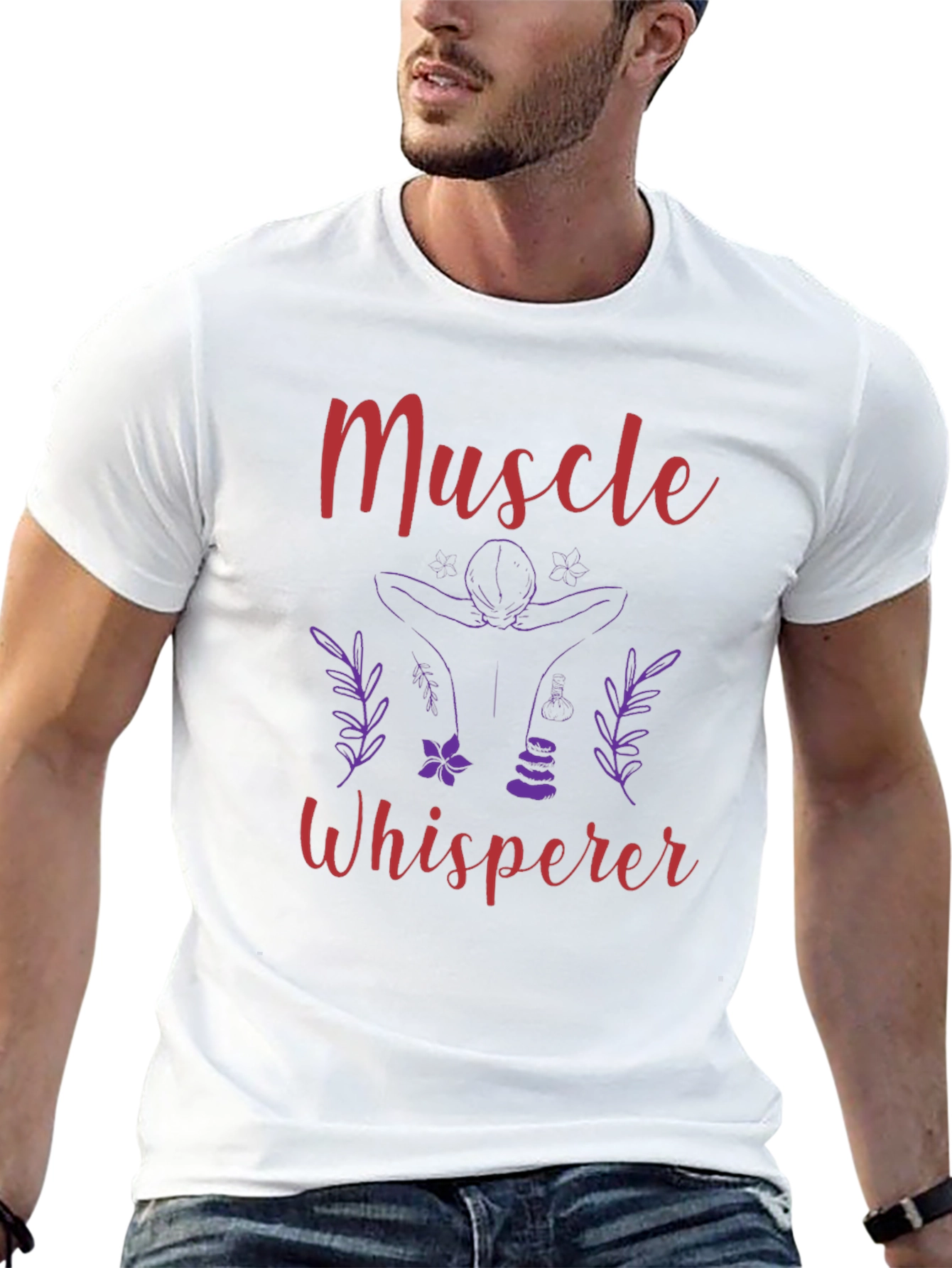 Muscle Whisperer Graphic T-Shirt - Relaxation & Wellness