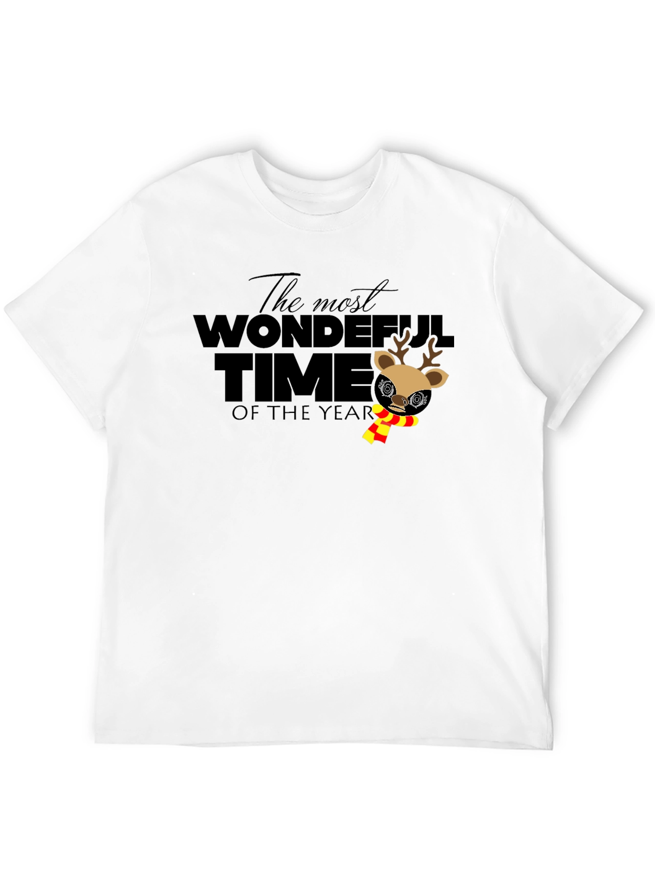 Wonderful Time of the Year Holiday Deer T-Shirt