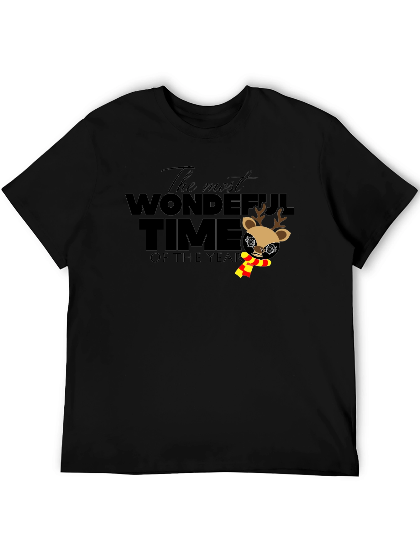 Wonderful Time of the Year Holiday Deer T-Shirt