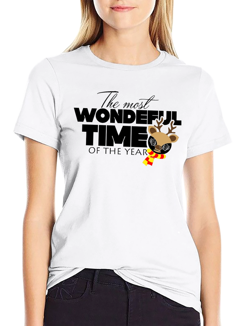 Wonderful Time of the Year Holiday Deer T-Shirt
