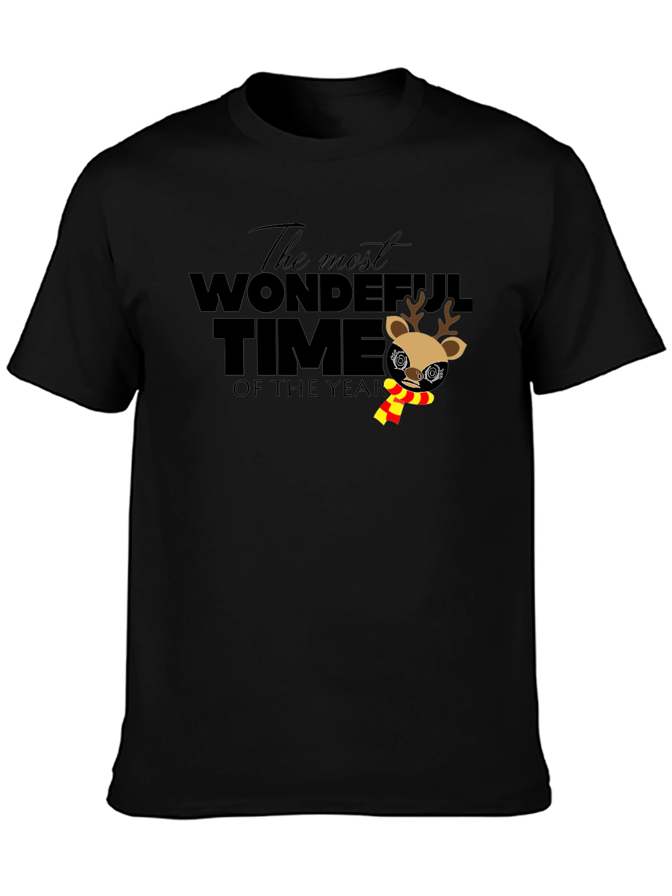 Wonderful Time of the Year Holiday Deer T-Shirt
