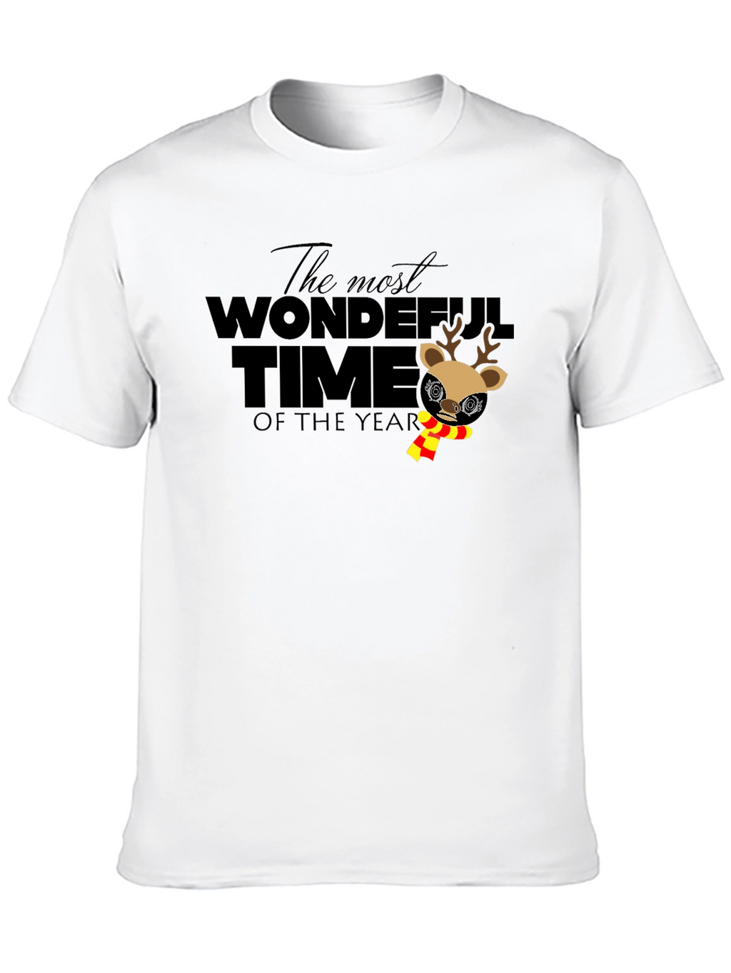 Wonderful Time of the Year Holiday Deer T-Shirt