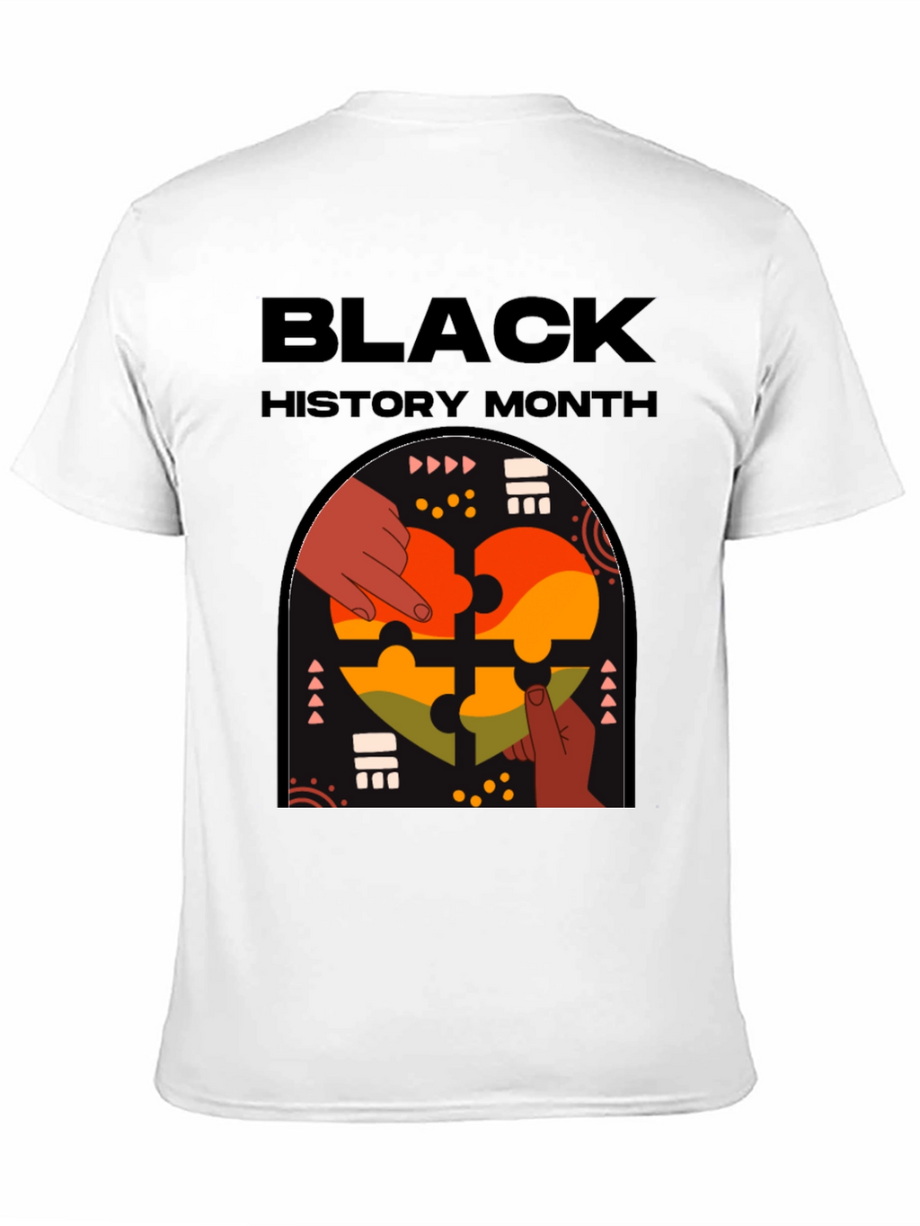 Black History Month Puzzle Piece Tee
