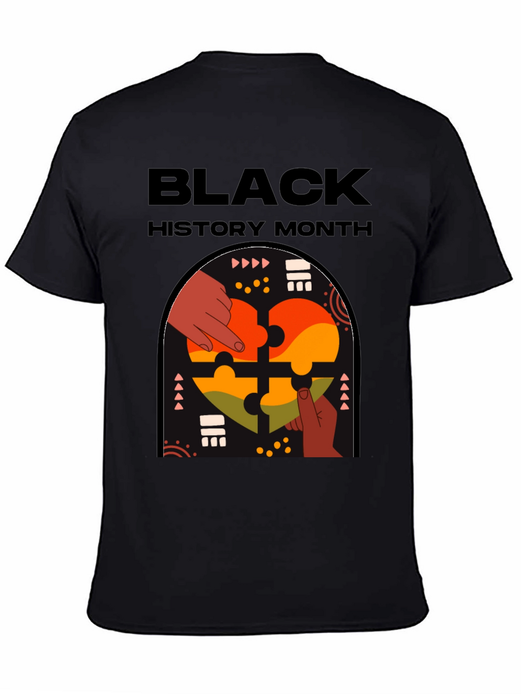 Black History Month Puzzle Piece Tee