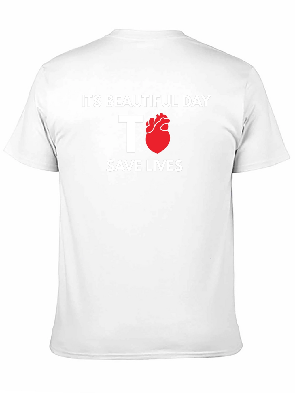 Save Lives T-Shirt - Heart Design