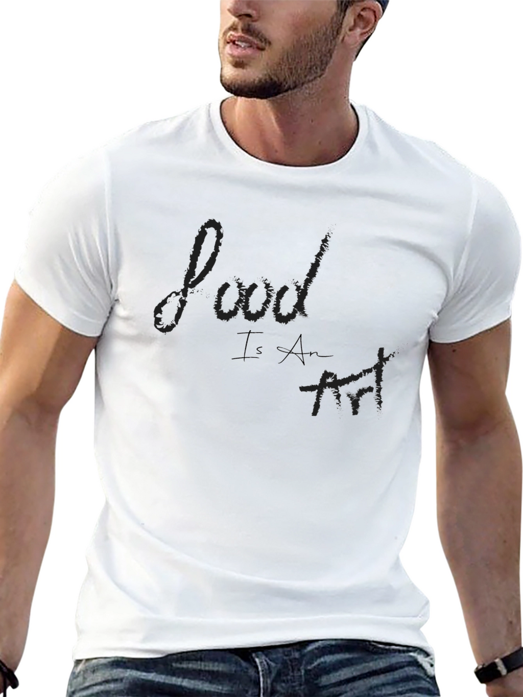 Food is an Art T-Shirt - Unisex Casual Tee