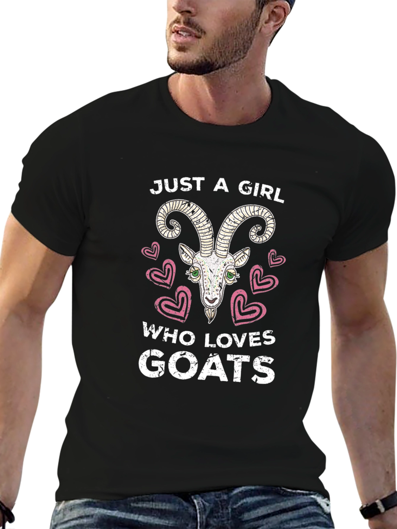 Just A Girl Who Loves Goats Tee
